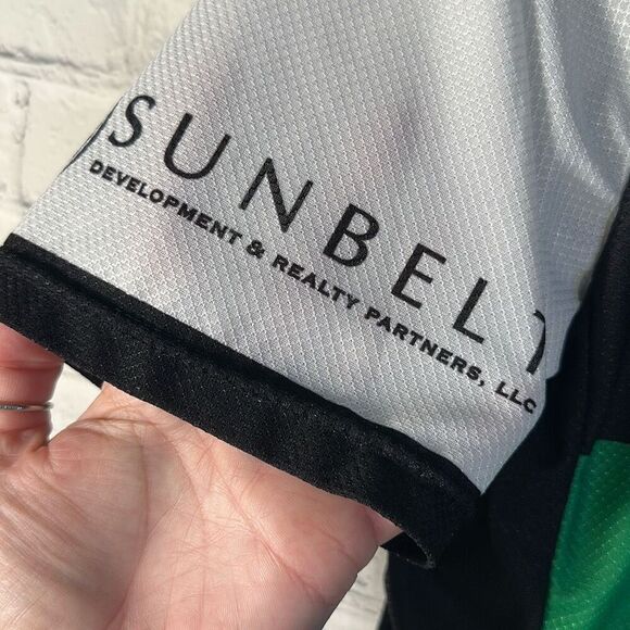 LOUIS GARNEAU Medium Las Vegas Cyclery Cycling Jersey Shirt Green - Picture 3 of 9